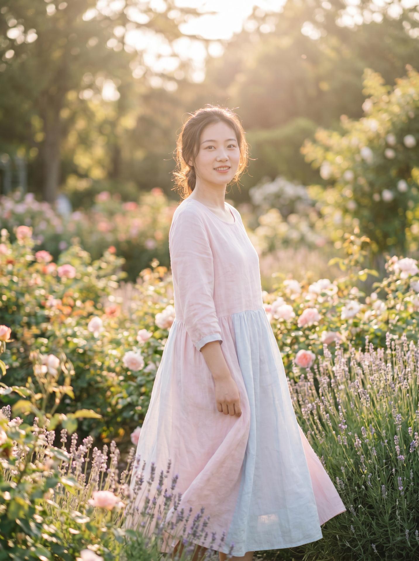 双马尾,美图：清新自然美少女写真