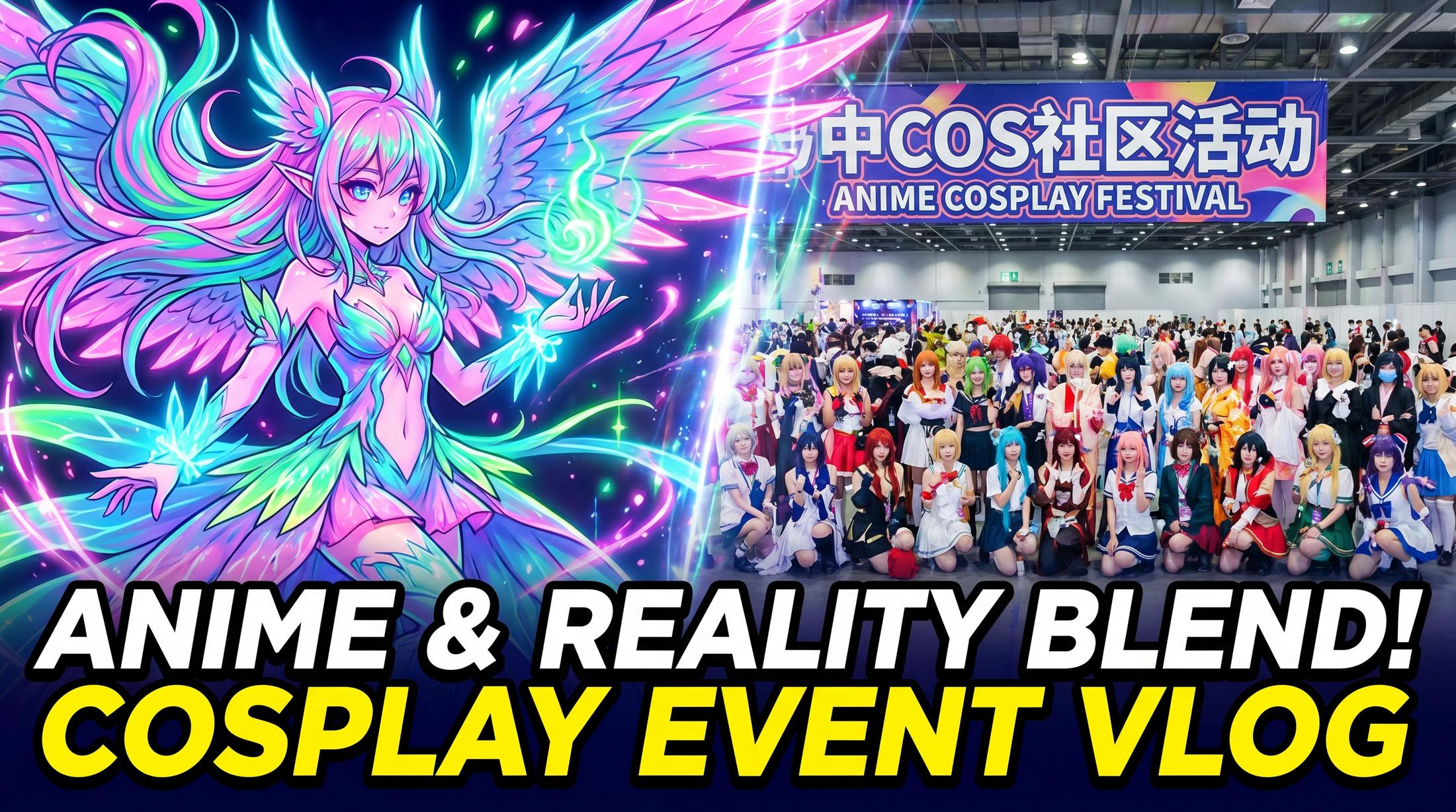 双马尾,二次元：漫展Cosplay活动合影